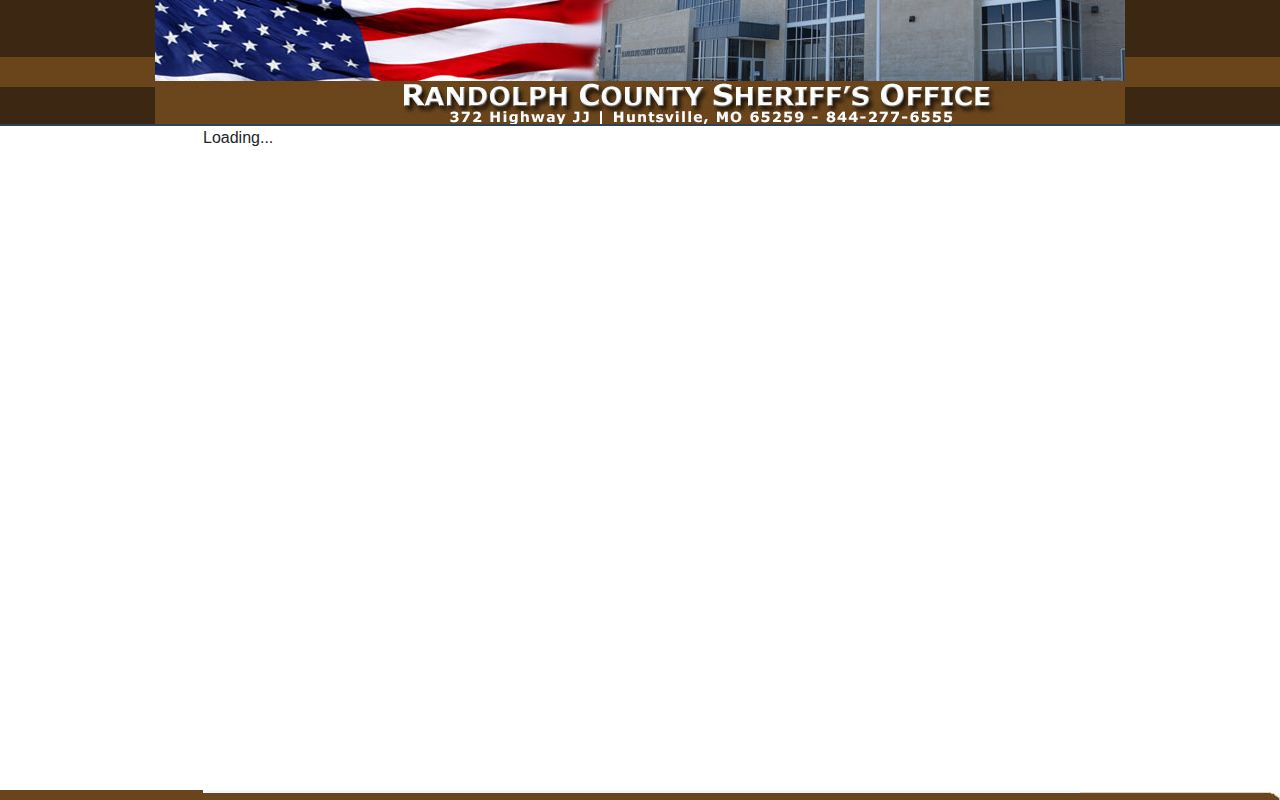 Chariton County 24-hour release check through the official Randolph current roster